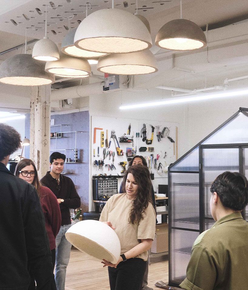mushlume co-creates with living organisms to grow design objects at MADE: bush terminal - 6