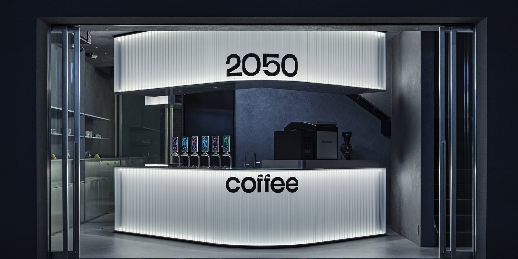 osaka-midosuji-2050-coffee-teki-design-angled-forms-illuminated-curves-designboom-1800-1