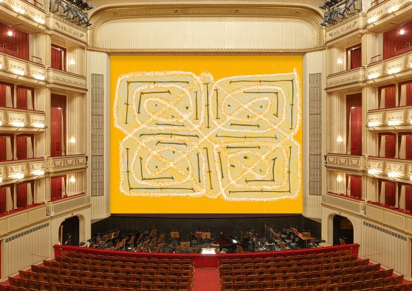 each season, vienna state opera turns its safety curtain into a work of contemporary art - 8