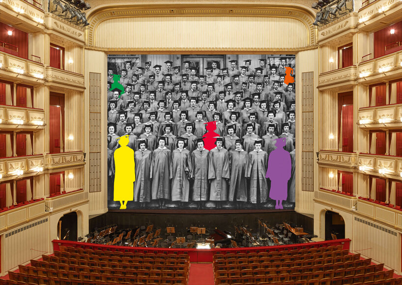 each season, vienna state opera turns its safety curtain into a work of contemporary art - 2