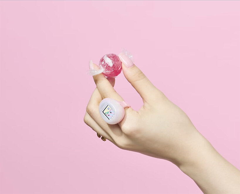 tamagotchi shrinks its classic digital pet into a wearable ring with LCD color screen - 1