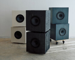 three centuries-old japanese craft traditions converge in loudspeaker collection