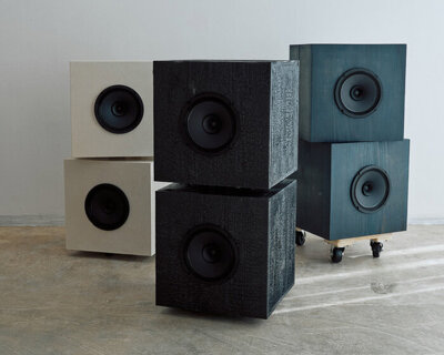 three centuries-old japanese craft traditions converge in loudspeaker collection