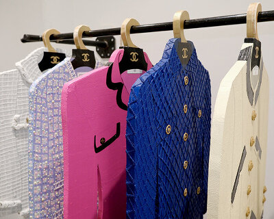 inside tom sachs’ handmade '31 rue cambon', plywood becomes chanel couture