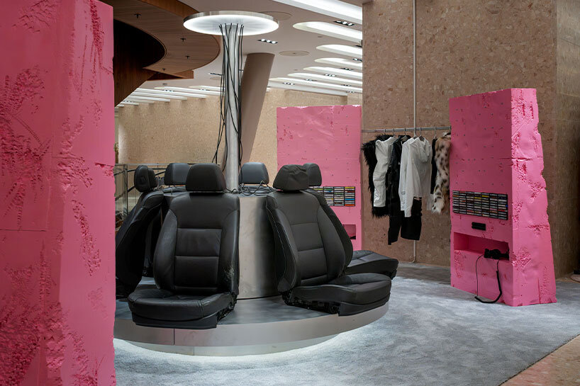 analog sound installation by YONT studio captures road trip nostalgia inside berlin’s KaDeWe - 1