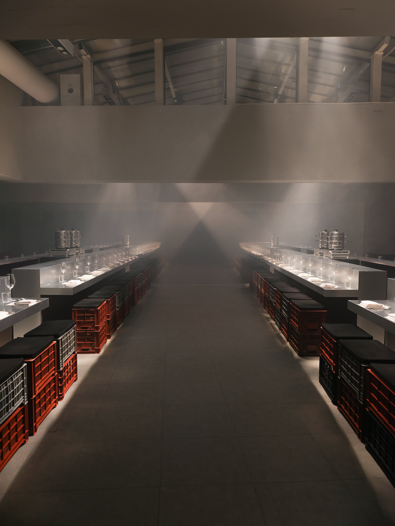 inside we are ona's boat-inspired dining installation in paris - 8