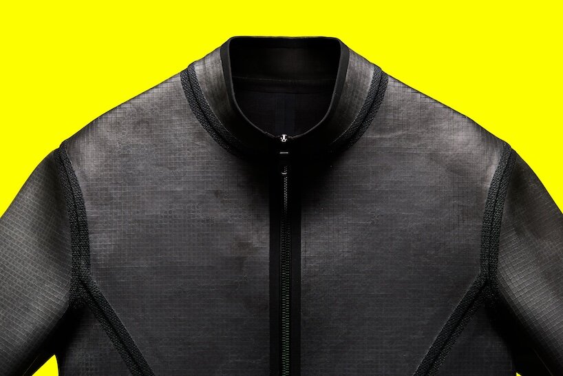 vollebak turns thousands of tiny slate tiles into a flexible rock jacket - 7