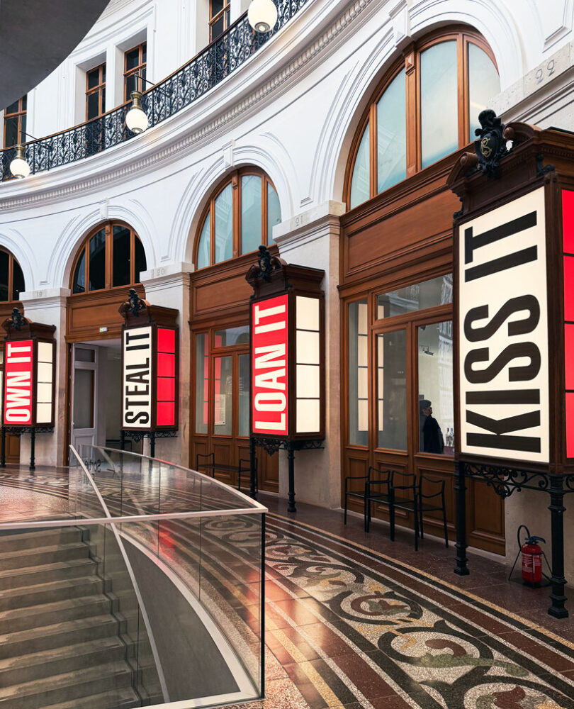 'for life is not a spectacle' barbara kruger wraps tadao ando’s rotunda in monumental texts - 8