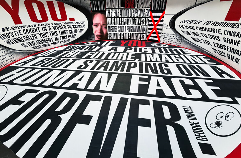 'for life is not a spectacle' barbara kruger wraps tadao ando’s rotunda in monumental texts - 3