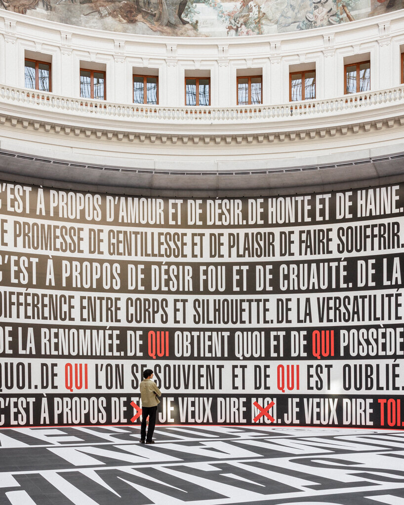 'for life is not a spectacle' barbara kruger wraps tadao ando’s rotunda in monumental texts - 6