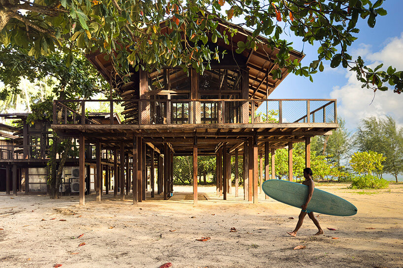 boonserm premthada builds coastal office in thailand with reclaimed timber - 3