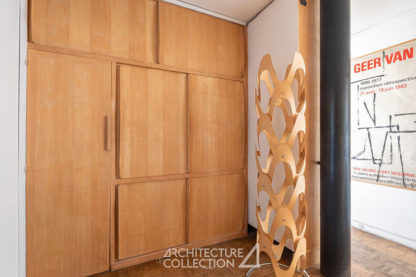 charlotte perriand's built-in interiors survive inside 1960 paris tower - 8