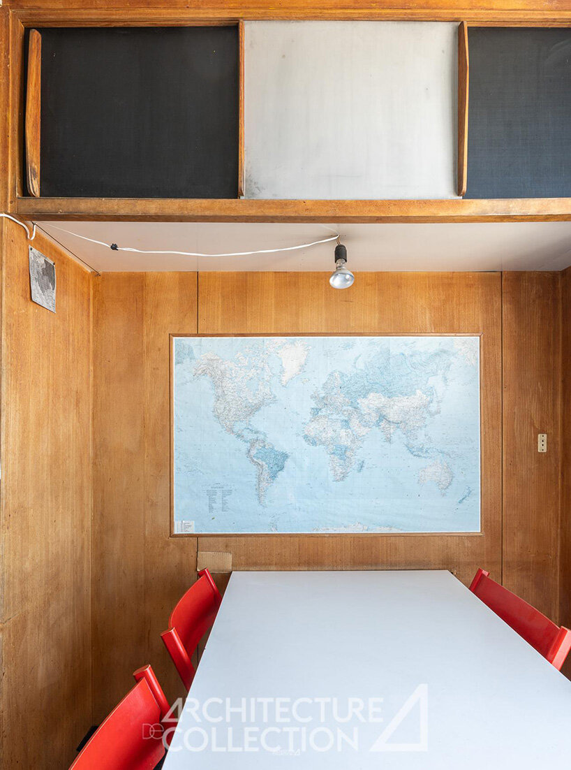 charlotte perriand's built-in interiors survive inside 1960 paris tower - 5