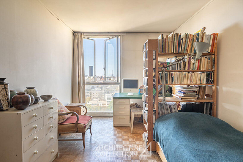 charlotte perriand's built-in interiors survive inside 1960 paris tower - 9