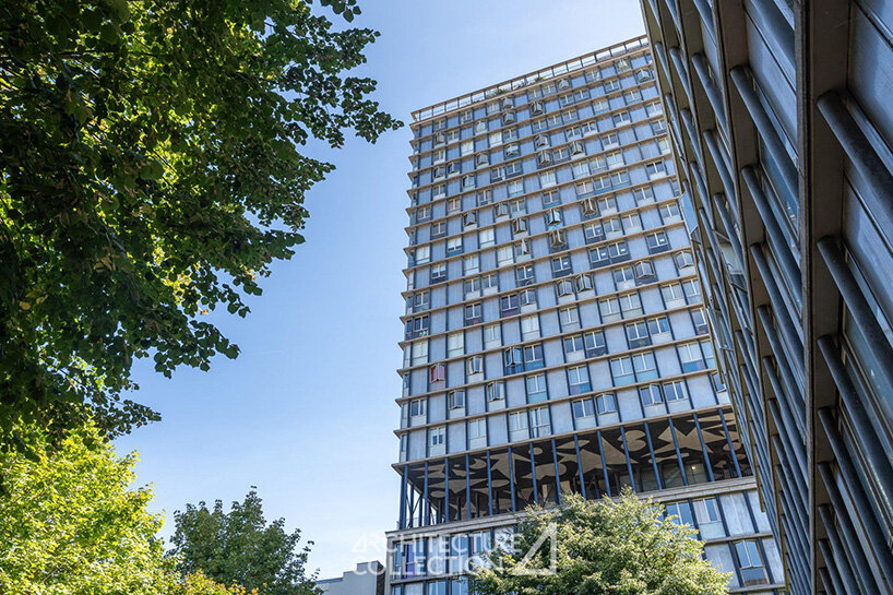 charlotte perriand's built-in interiors survive inside 1960 paris tower - 12