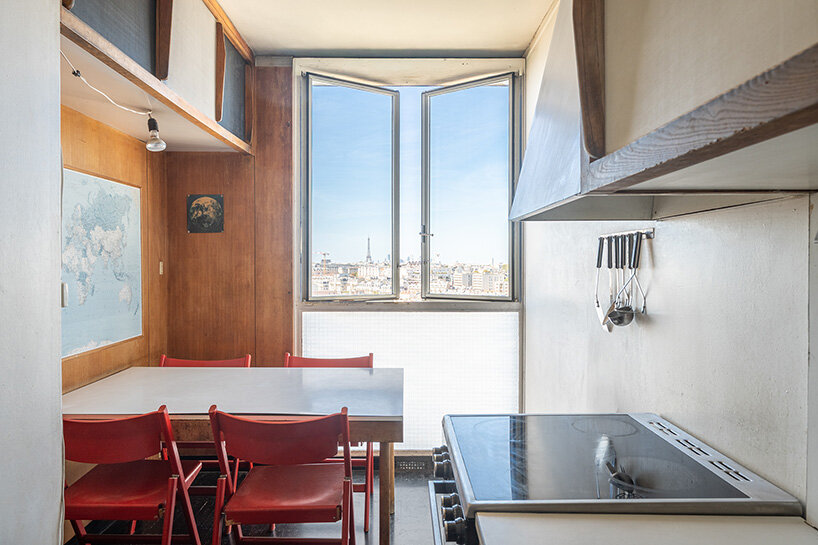 charlotte perriand’s built-in interiors survive inside 1960 paris tower