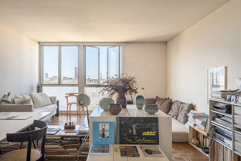charlotte perriand’s built-in interiors survive inside 1960 paris tower