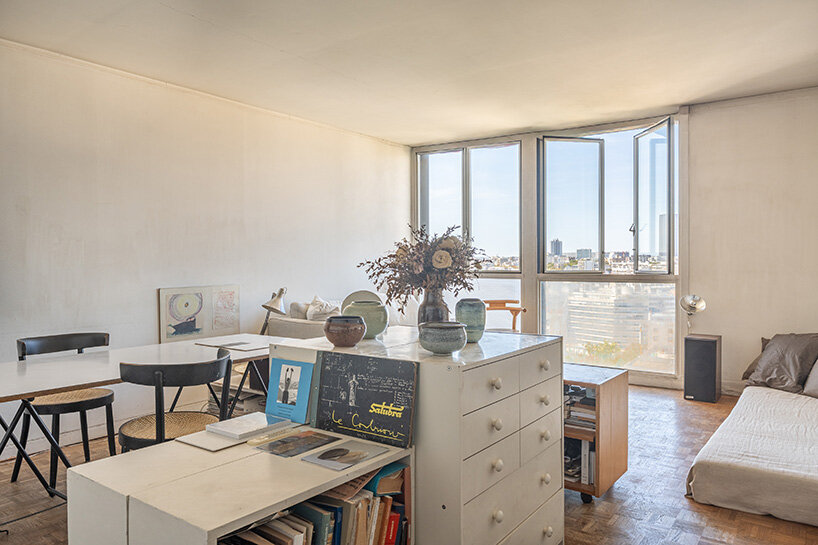 charlotte perriand’s built-in interiors survive inside 1960 paris tower
