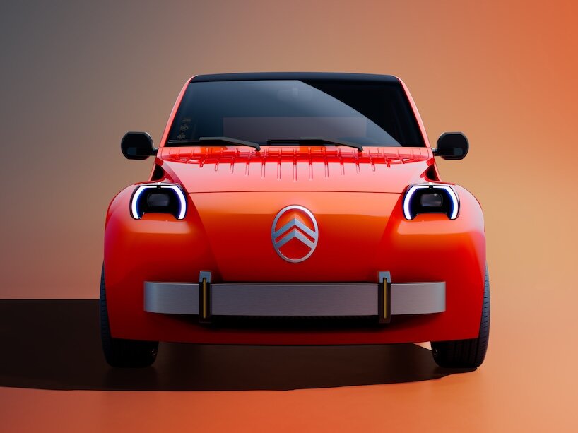 citroën revives the iconic 2 CV as a compact electric concept with a roll-up fabric roof - 1