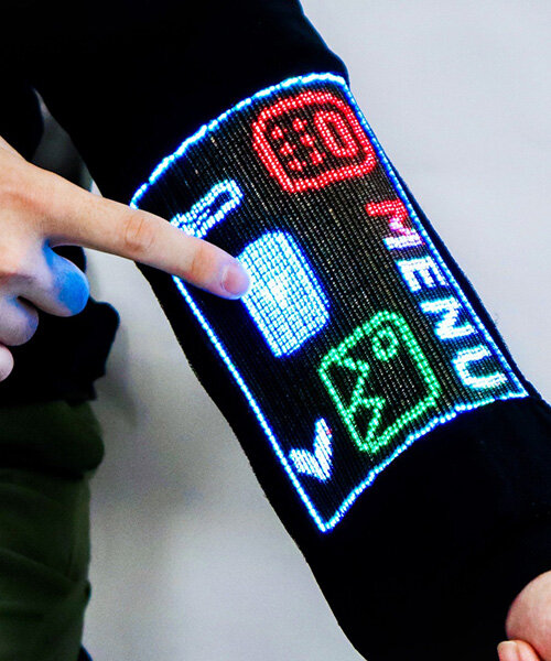 electronic fibers weave touchscreen into sleeve that survives machine washing