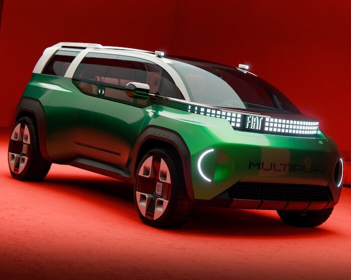 fiat multiplay concept transforms family car into pickup with sliding rear module
