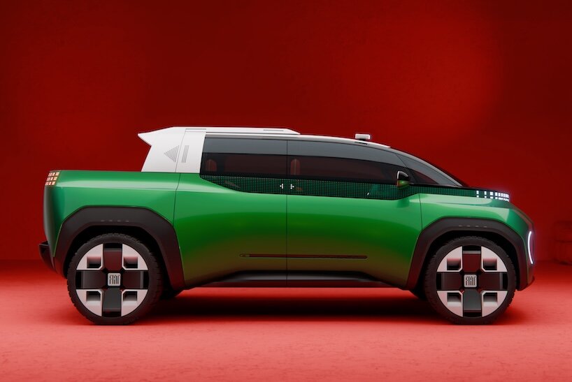 fiat multiplay concept transforms family car into pickup with sliding rear module - 2