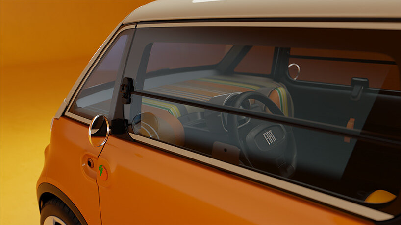 fiat's tiny multiplina brings 1950s italian microcar design into the electric age - 1