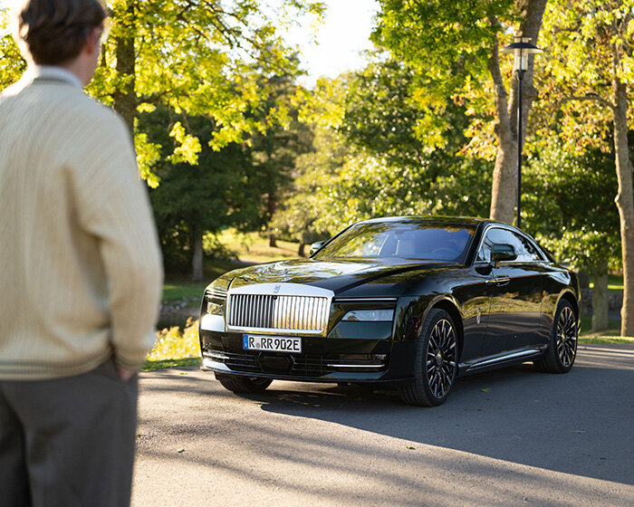 first drive: rolls-royce spectre series II brings more range, speed and material craft to stockholm