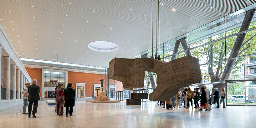 foster + partners completes floating addition above bilbao fine arts museum - 1