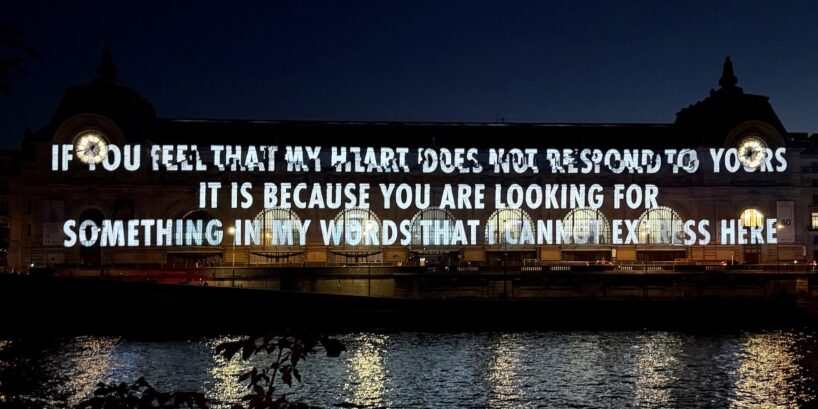 j'ai vu: jenny holzer’s monumental light projections transform the musée d’orsay in paris - 2