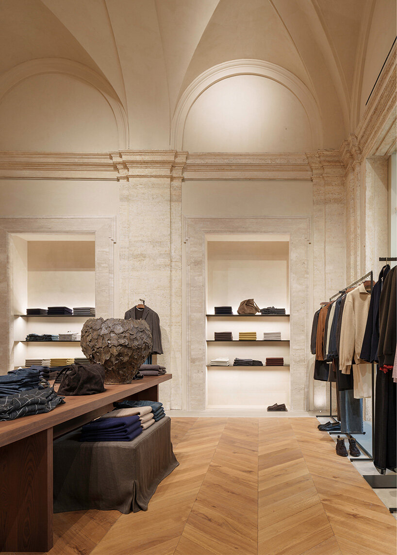 massimo dutti reincarnates 16th-century palace as rome flagship store - 5