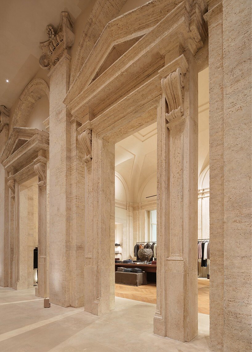 massimo dutti reincarnates 16th-century palace as rome flagship store - 4