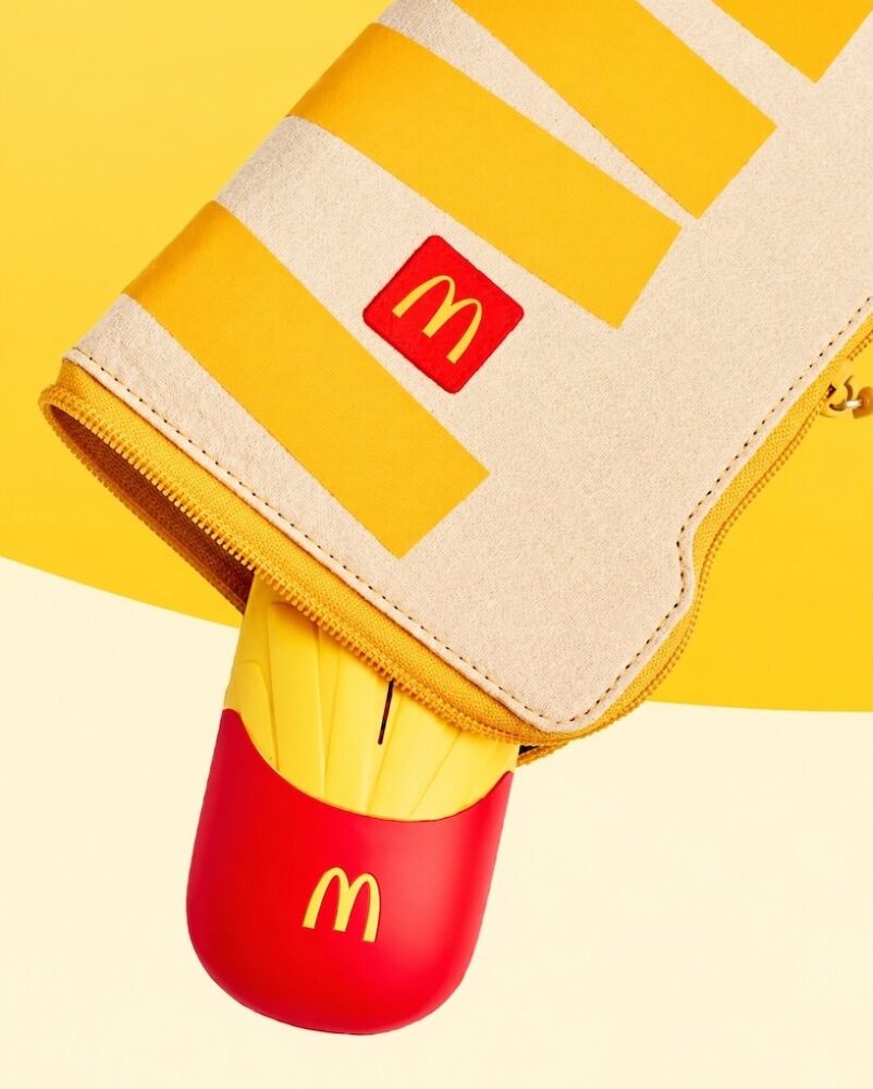 mcdonald’s french fry mouse recycles old happy meal toy