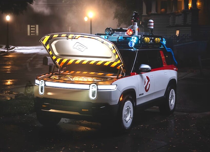 rivian transforms its electric cars into ghostbusters machines for halloween 2026 - 1