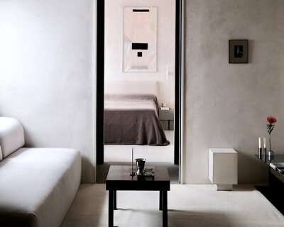 granite, plaster, and steel define oroco studio’s 40-sqm apartment renovation in madrid