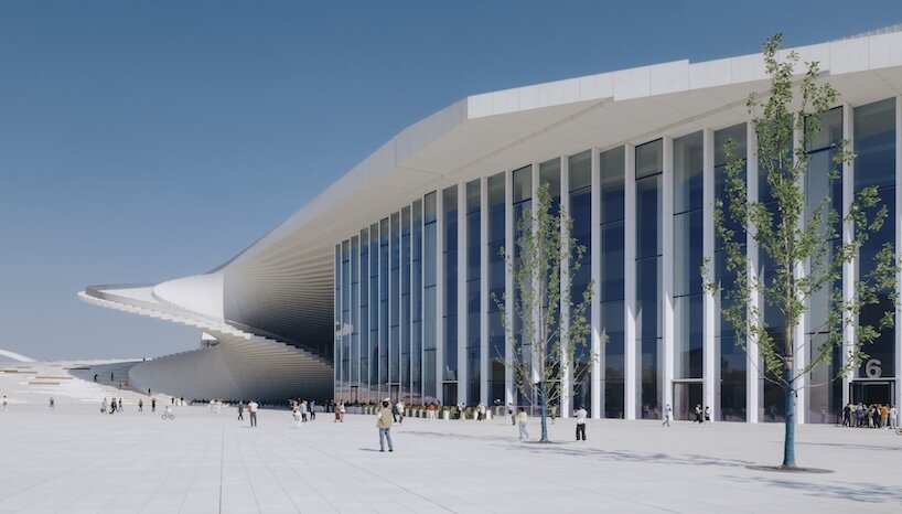 snøhetta unveils completed shanghai grand opera house with spiraling public rooftop - 2