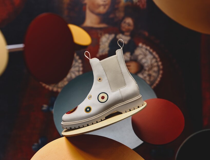 stefan sagmeister and ekn transform global data into colorful sneakers and boots - 2
