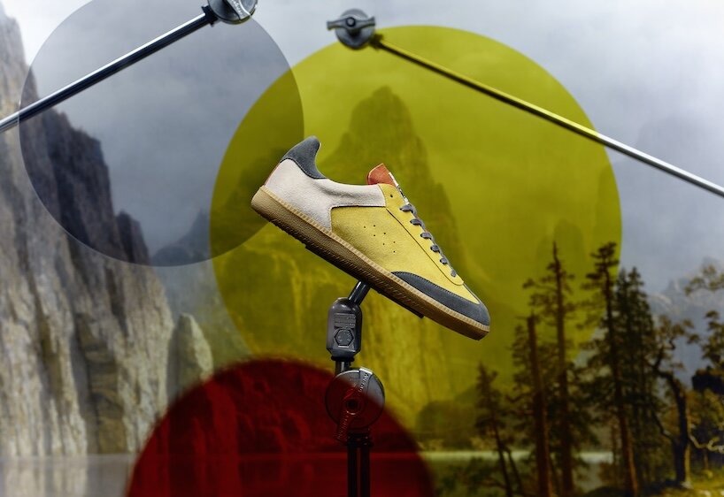 stefan sagmeister and ekn transform global data into colorful sneakers and boots - 1