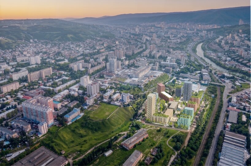 stefano boeri transforms former locomotive factory into green neighborhood in tbilisi - 1