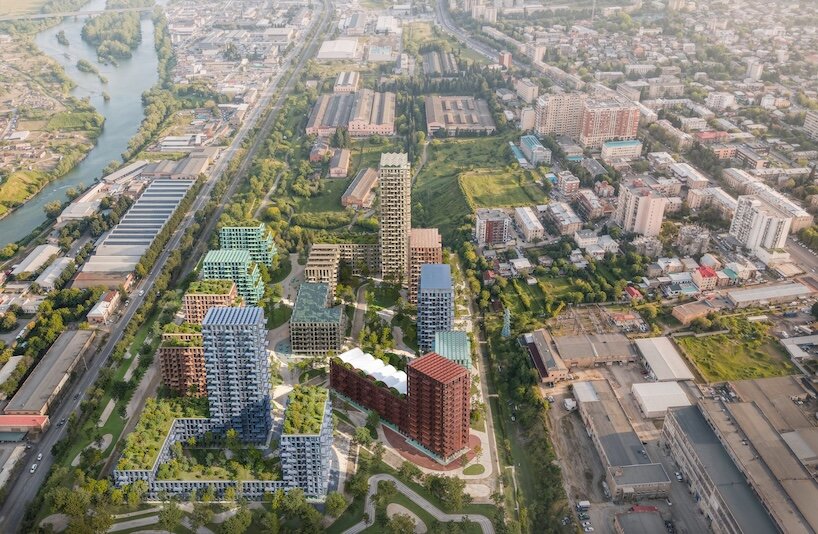 stefano boeri transforms former locomotive factory into green neighborhood in tbilisi - 2