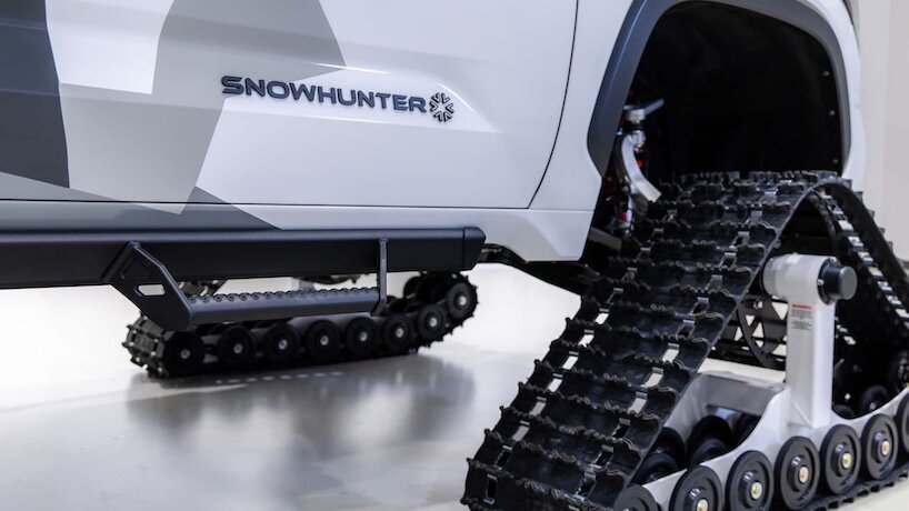 toyota swaps wheels for snow tracks in five arctic-ready concept vehicles - 3