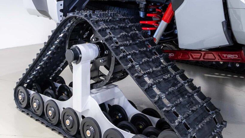 toyota swaps wheels for snow tracks in five arctic-ready concept vehicles - 5