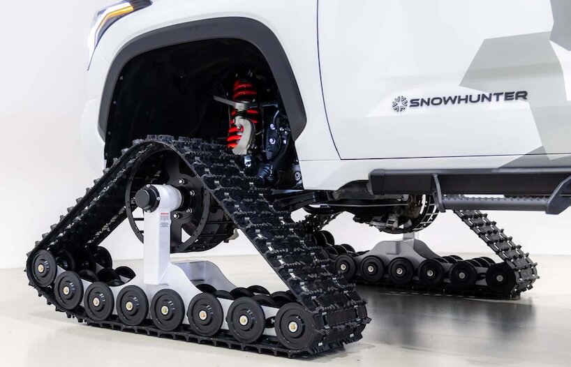 toyota swaps wheels for snow tracks in five arctic-ready concept vehicles - 4