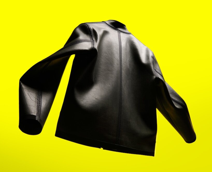 vollebak turns thousands of tiny slate tiles into a flexible rock jacket - 3